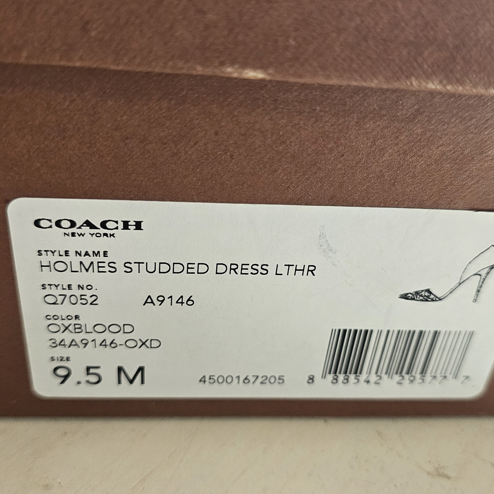 Coach Brown Studded Women's Shoes - Picture 3 of 11